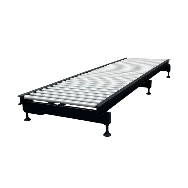mesa de polines zincados motorizada