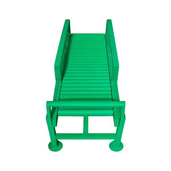 Mesa de polines gravitacionales PVC | Transportador para bidones y embotellados - Imagen 2