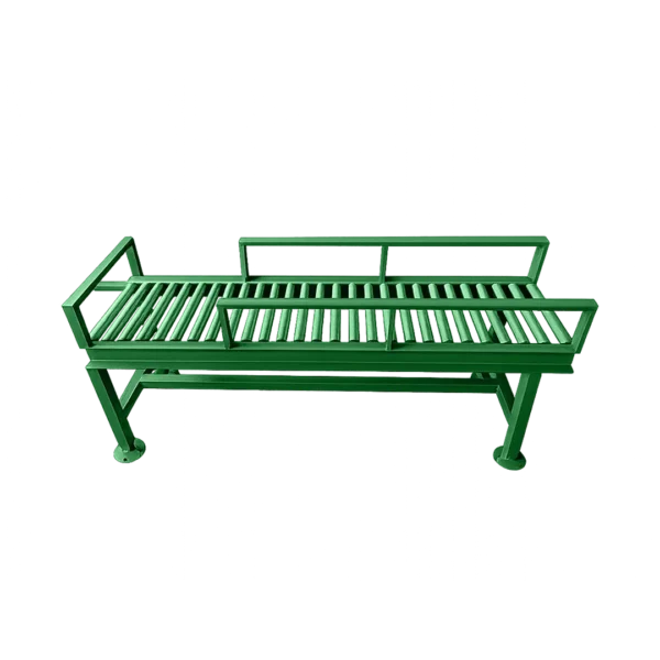 Mesa de polines gravitacionales PVC | Transportador para bidones y embotellados - Imagen 3