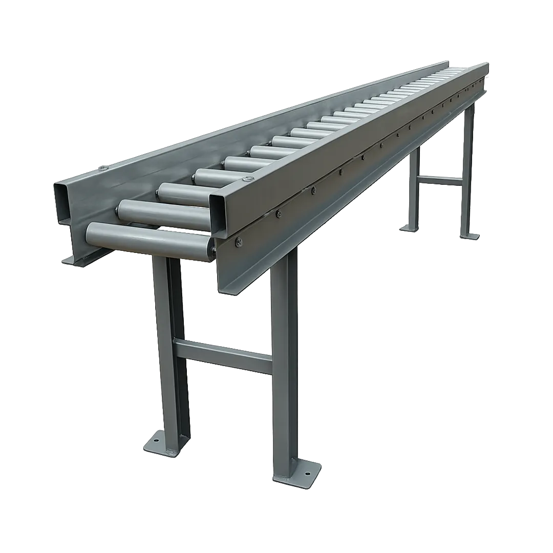 Mesa de polines gravitacionales angosta transportador de rodillos