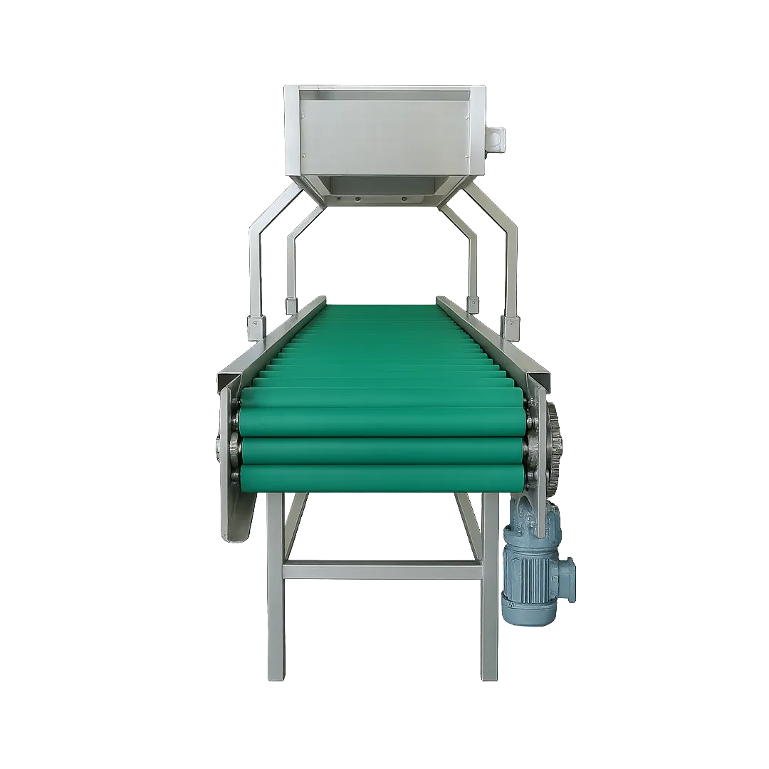 Mesa de polines PVC motorizada - Transportadores motorizados - Sistemas de transporte de rodillos - Imagen 2