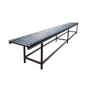 Mesa de polines zincados gravitacionales - Transportador por gravedad - Sistema de transporte de rodillos - Roller conveyor
