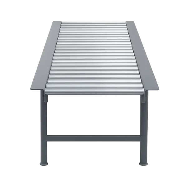 Mesa de polines zincados gravitacionales - Transportador por gravedad - Sistema de transporte de rodillos - Roller conveyor - Imagen 2