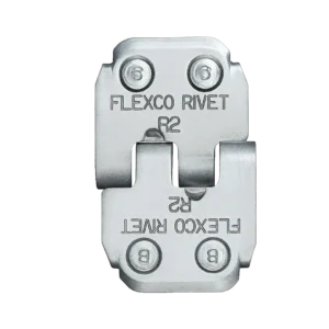 Unión mecánica R2 Flexco Rivet abisagrada con remaches