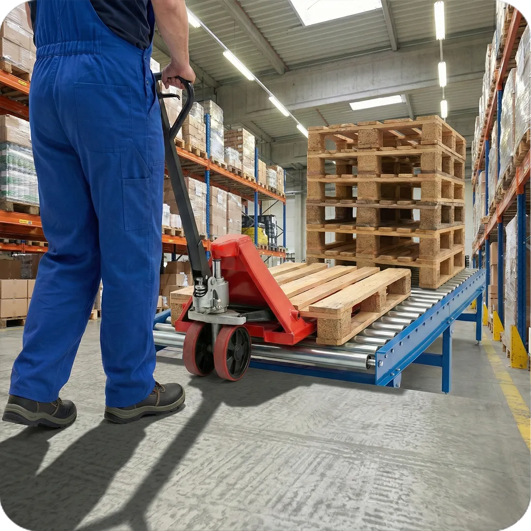 Transportadores industriales para paletizado