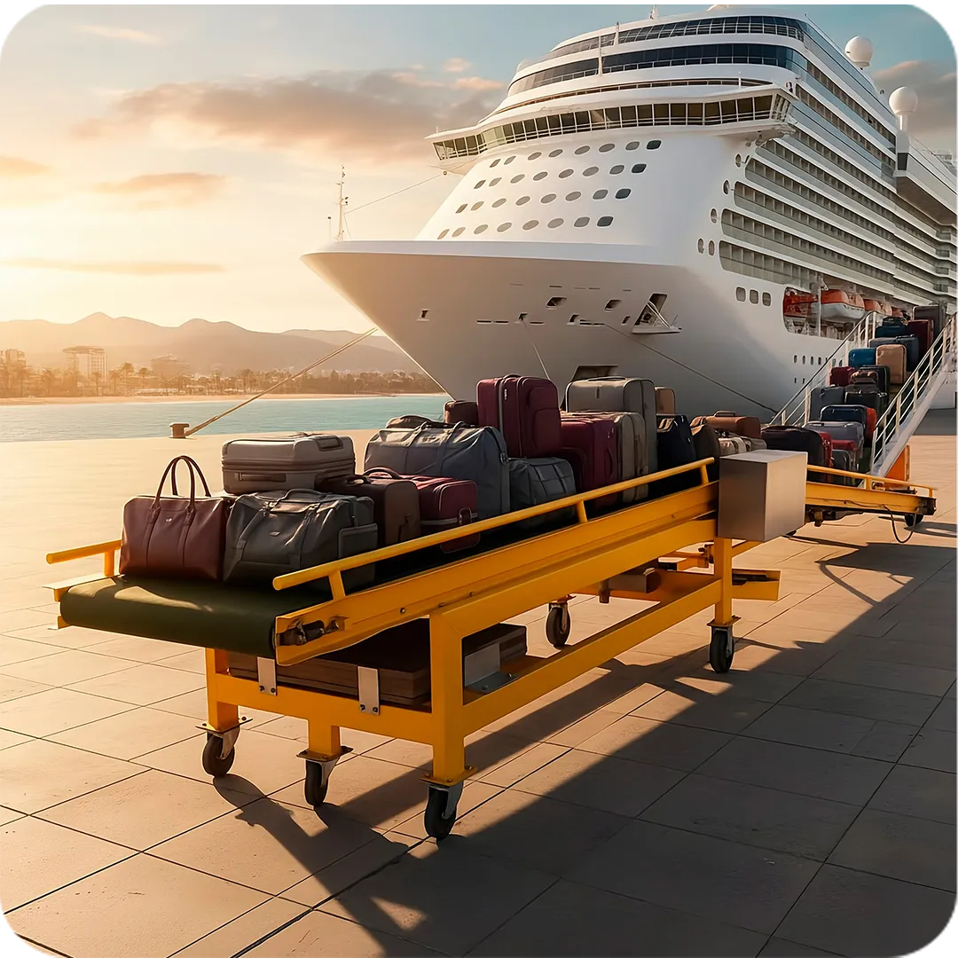 Transportadores industriales para puertos marítimos